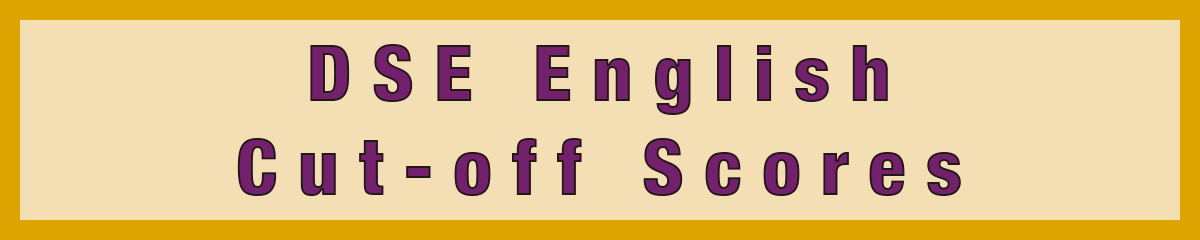 DSE Cut-off Scores Cover