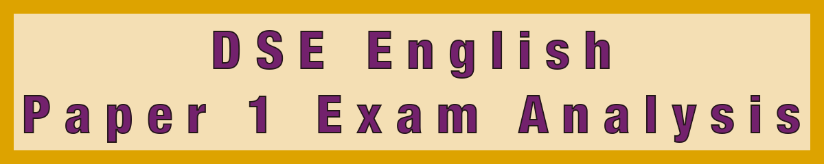 HKDSE Paper 1 Analysis